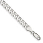 High-Quality 6mm Beveled Curb Chain in Sterling Silver - Stylish & Affordable!-4