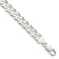 Buy 8.5mm Beveled Curb Chain in Sterling Silver - Stylish, High-Quality Value-4