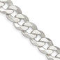 High-Quality 12.3mm Beveled Curb Chain in Sterling Silver | Stylish Value!-5