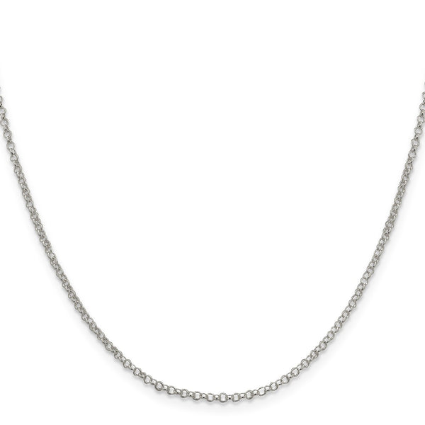 2mm Sterling Silver Rolo Chain
