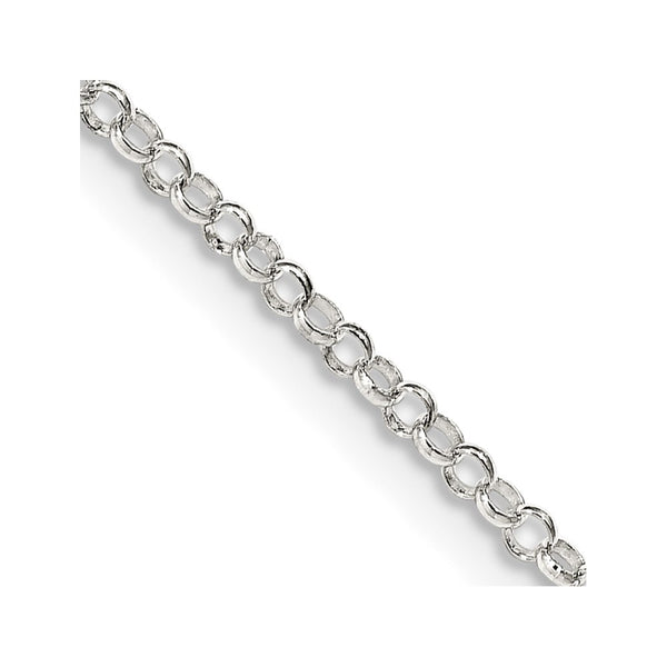 2mm Sterling Silver Rolo Chain