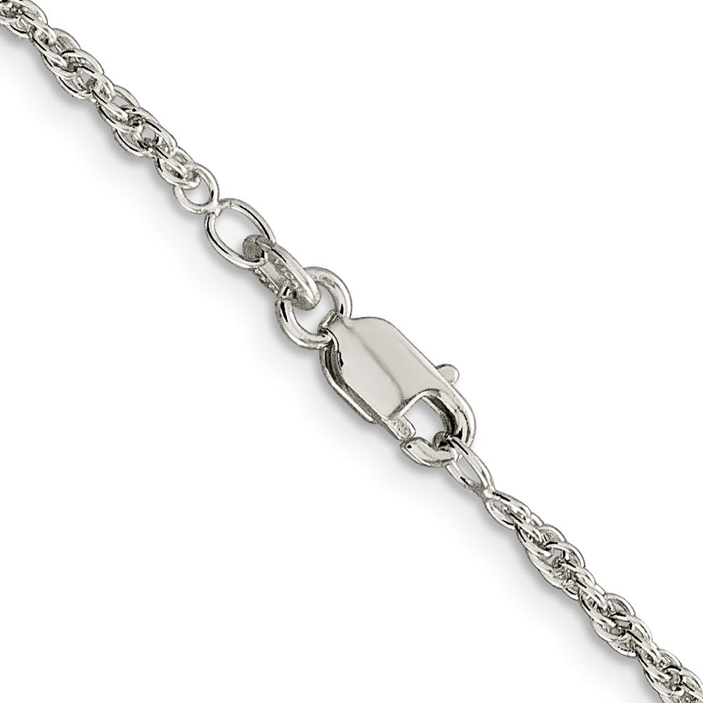 High-Quality 2mm Sterling Silver Rope Chain | Stylish & Affordable Option