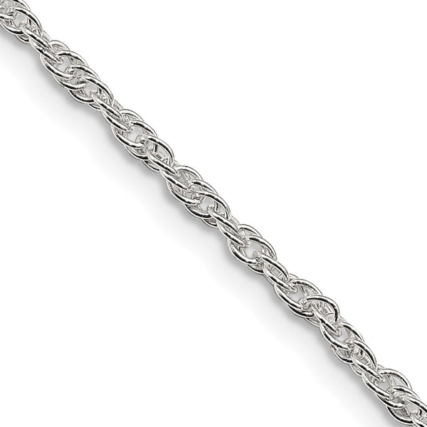 2mm Sterling Silver Rope Chain