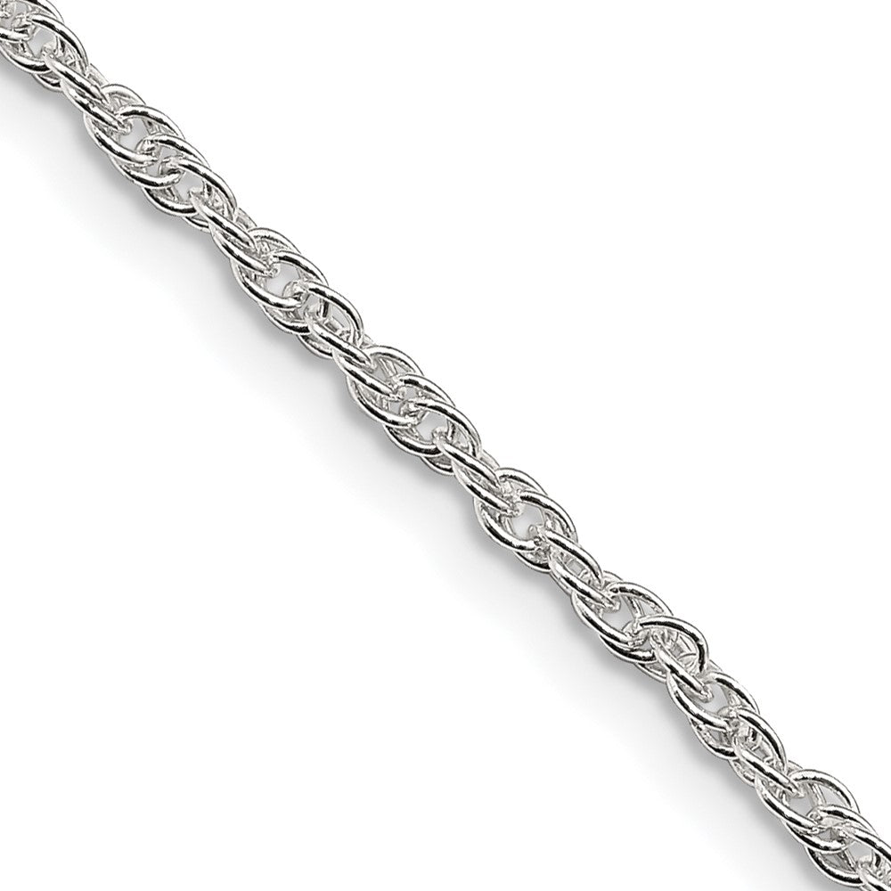 High-Quality 2mm Sterling Silver Rope Chain | Stylish & Affordable Option