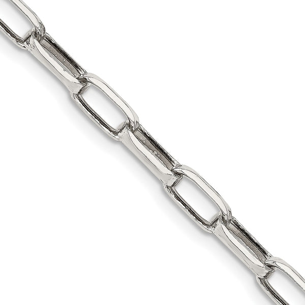 5mm Elongated Sterling Silver Necklace Chain