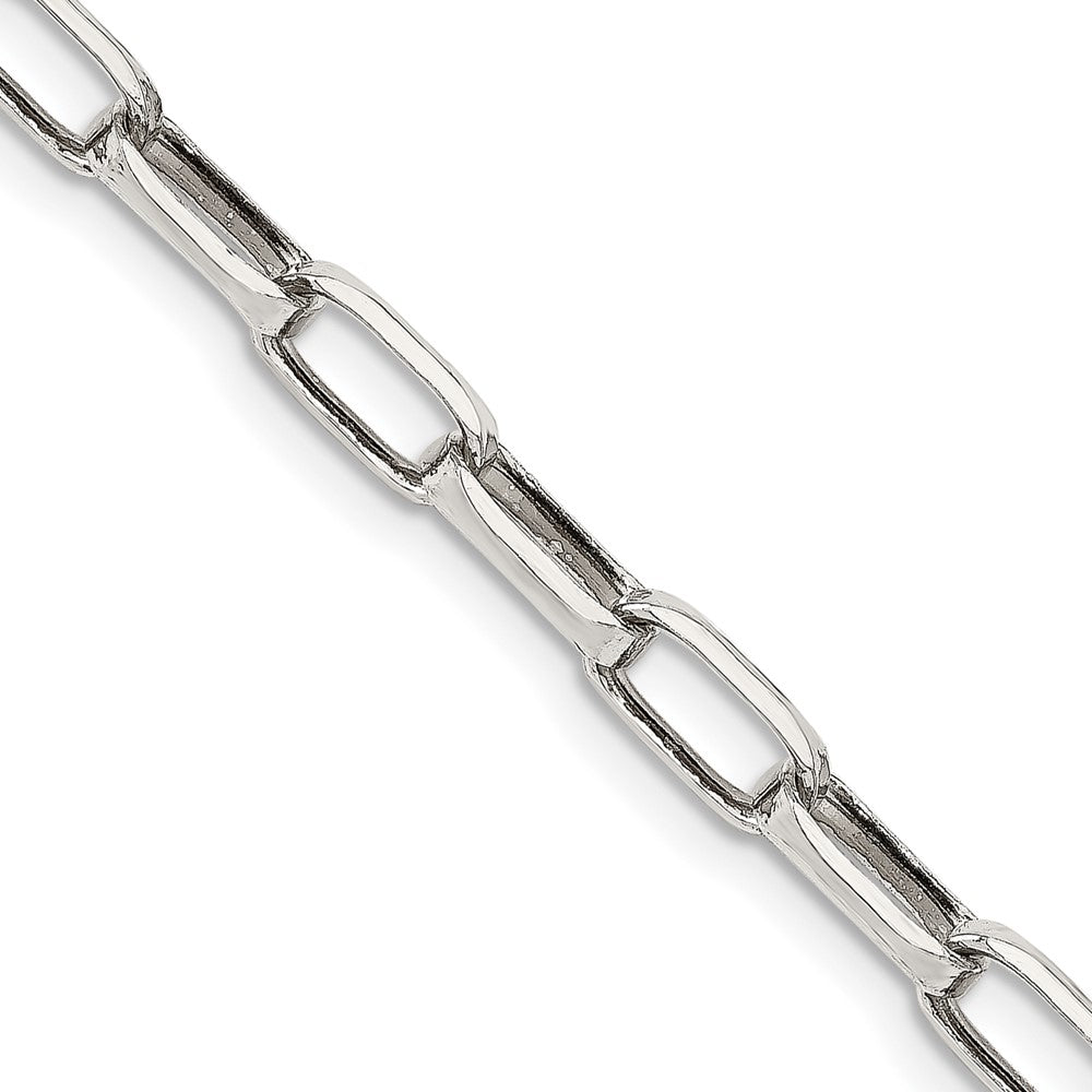 Buy Stylish 5mm Elongated Open Link Necklace Chain in High-Quality Sterling Silver