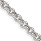 Buy Stylish 4.25mm Semi-Solid Rolo Link Chain in High-Quality Sterling Silver-1