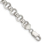 Buy Stylish 9.5mm Sterling Silver Semi-Solid Rolo Link Chain - Affordable Luxury-2