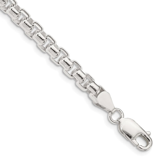 Exclusive 5.2mm Round Box Chain in Sterling Silver | Stylish & Affordable Jewelry