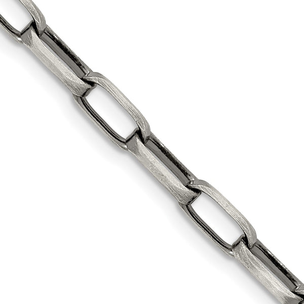 Antiqued Sterling Silver 4.8mm Chain - Open Links