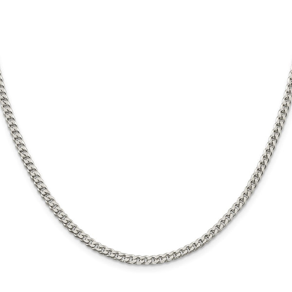 Polished Sterling Silver Curb Chain 3.15mm