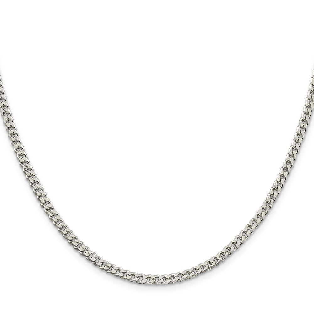 Buy Stylish 3.15mm Polished Sterling Silver Curb Chain - Affordable Luxury