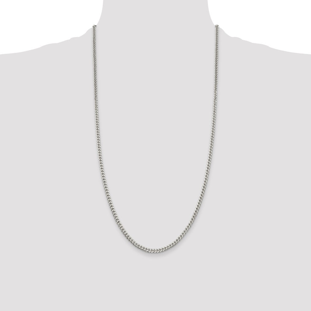 Exclusive 3.15mm Sterling Silver Curb Chain - Stylish & Affordable Luxury