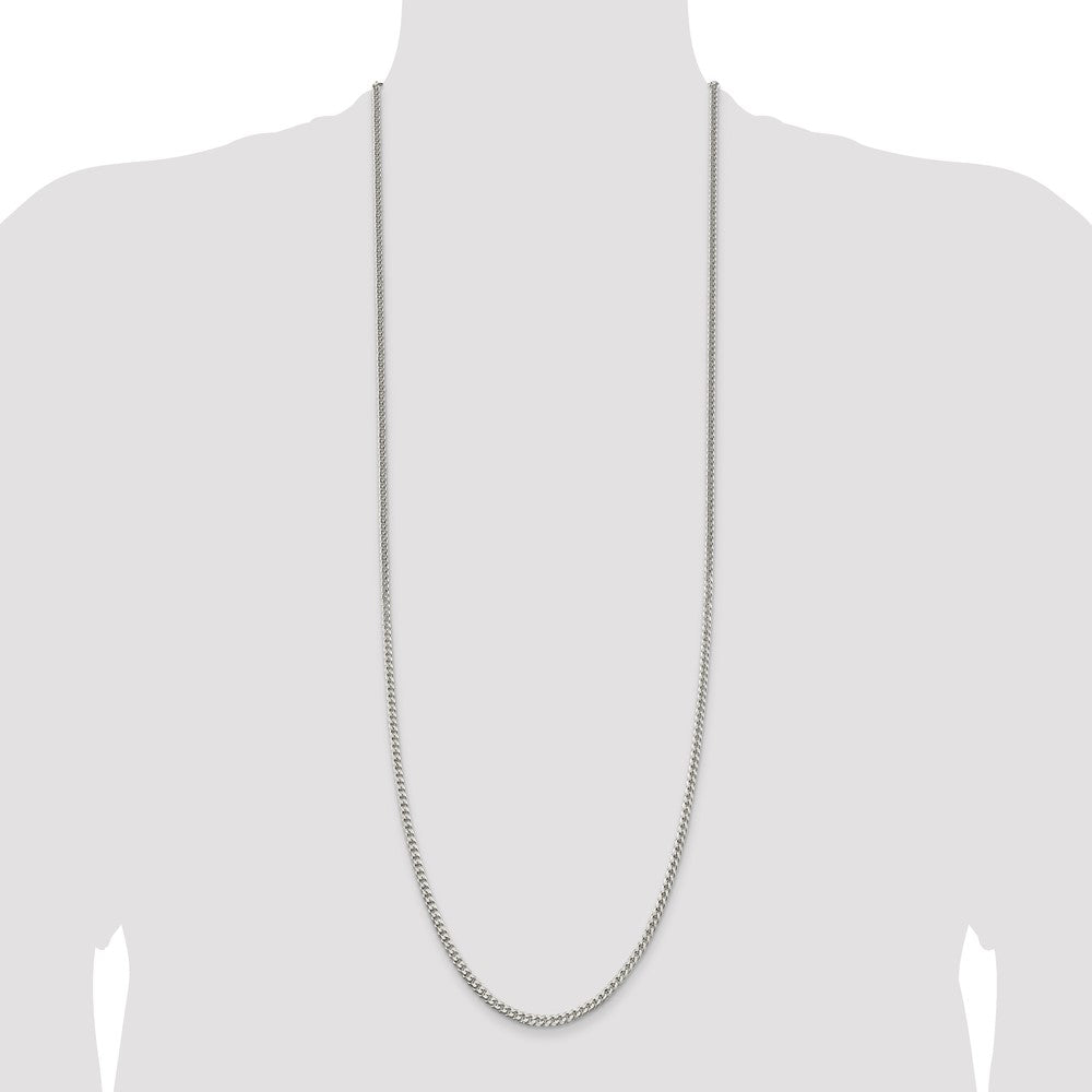 Order Exclusive 3.15mm Sterling Silver Curb Chain - Stylish & Affordable!