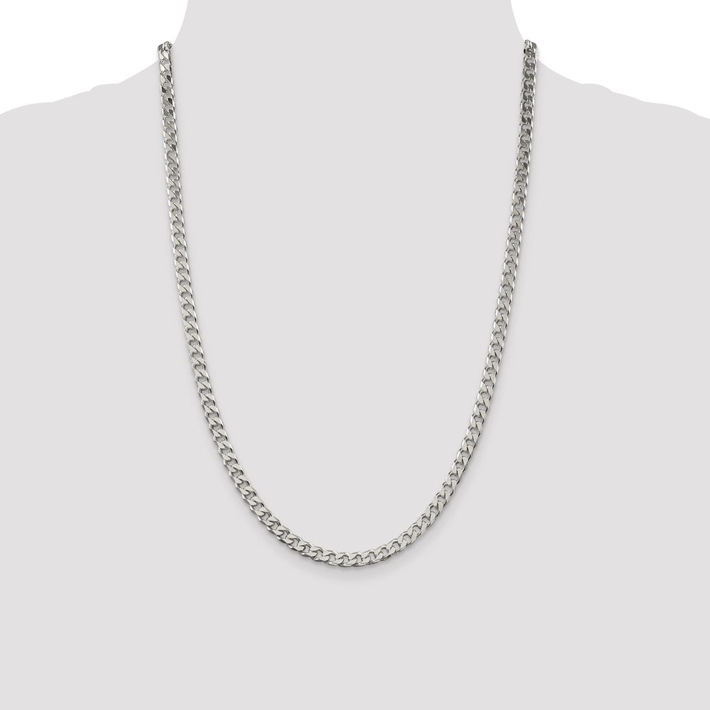 High-Quality 5mm Sterling Silver Curb Chain | Stylish & Affordable Jewelry