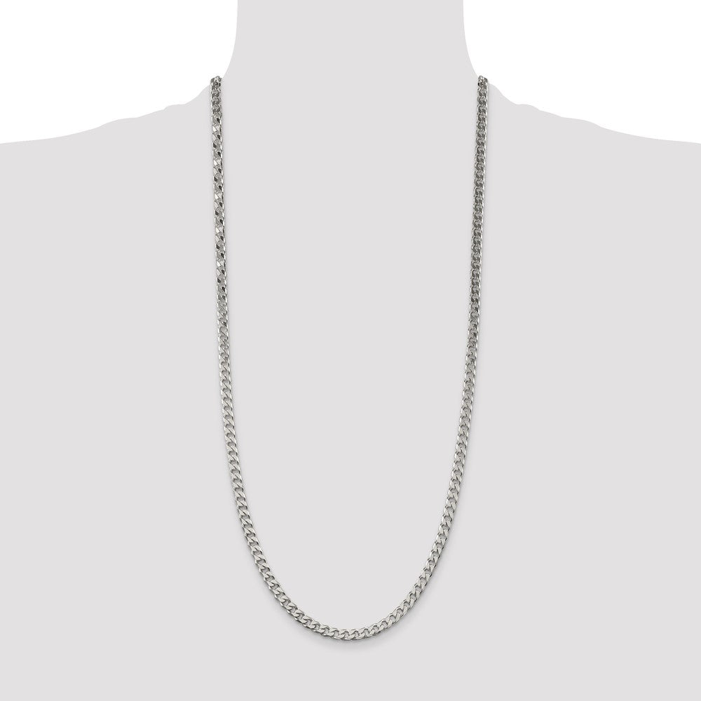 High-Quality 5mm Sterling Silver Curb Chain | Stylish & Affordable Jewelry