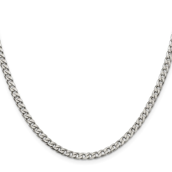 3.5mm Polished Sterling Silver Curb Chain - Style GR1-1032365