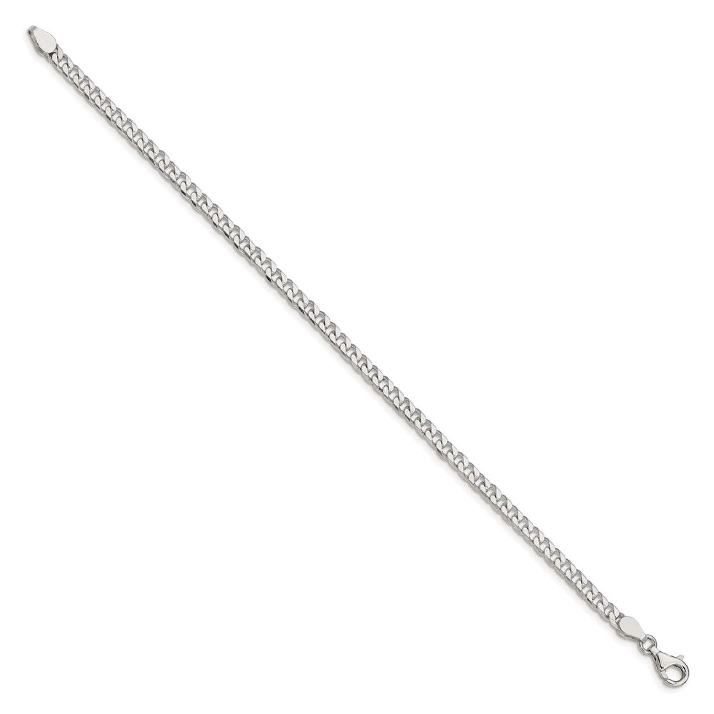 Buy Stylish 3.5mm Polished Sterling Silver Curb Chain - Affordable Luxury!