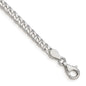 High-Quality 3.5mm Polished Sterling Silver Curb Chain | Stylish Value Buy-1