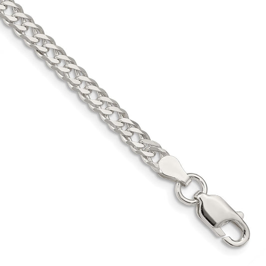 Order Stylish 4.25mm Sterling Silver Double Curb Chain - Luxury Design