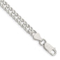 Buy High-Quality 5.65mm Sterling Silver Double Curb Chain - Stylish Flat Design-1