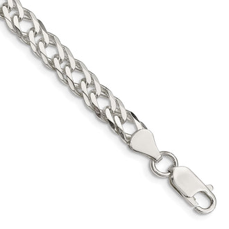 Buy Stylish 6.25mm Sterling Silver Double Curb Chain - Exclusive Flat Design