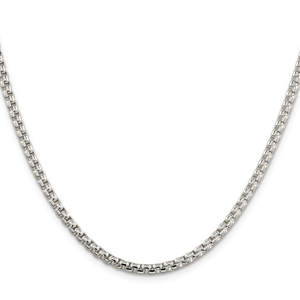 Buy Stylish 3.6mm Round Box Chain in Sterling Silver | Affordable Luxury