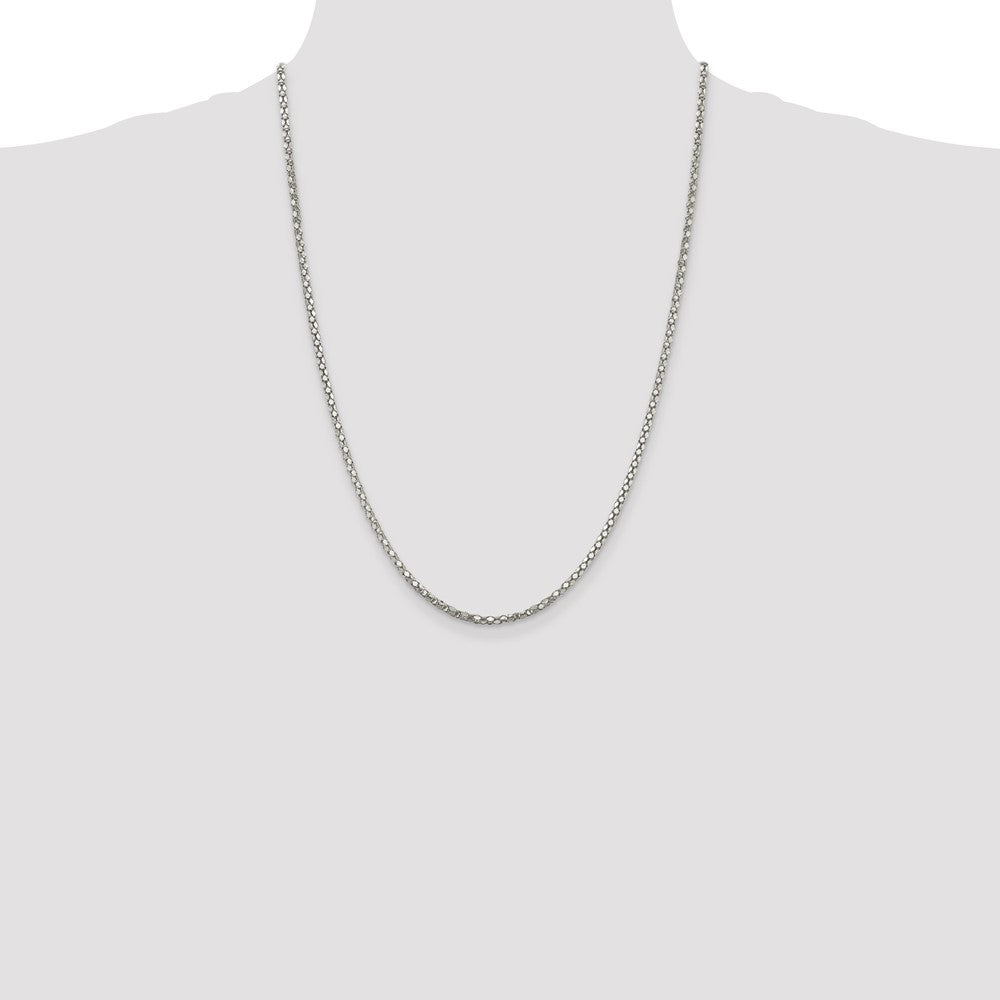 Buy 2.5mm Sterling Silver Popcorn Chain - Stylish and Affordable Jewelry