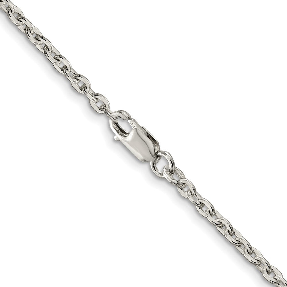 Buy Stylish 2.75mm Sterling Silver Flat Cable Link Chain - Affordable Luxury!