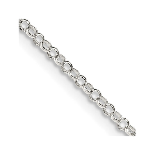 High-Quality 2mm Sterling Silver Rolo Chain | Stylish & Affordable Jewelry