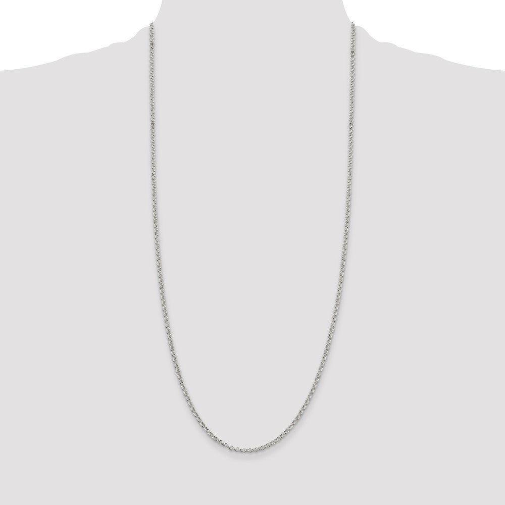 Buy Stylish 2.8mm Sterling Silver Rolo Chain - Affordable Luxury Jewelry