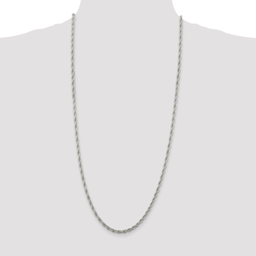 Buy Stylish 3.8mm Sterling Silver Loose Rope Chain - Affordable Elegance