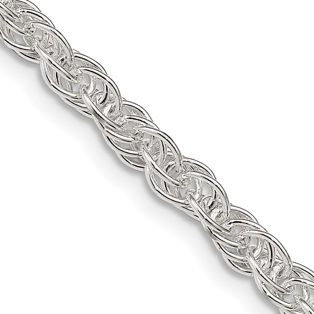 High-Quality 3.8mm Sterling Silver Rope Chain - Stylish & Affordable Option!