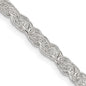 High-Quality 3.8mm Sterling Silver Rope Chain - Affordable Luxury Jewelry-3