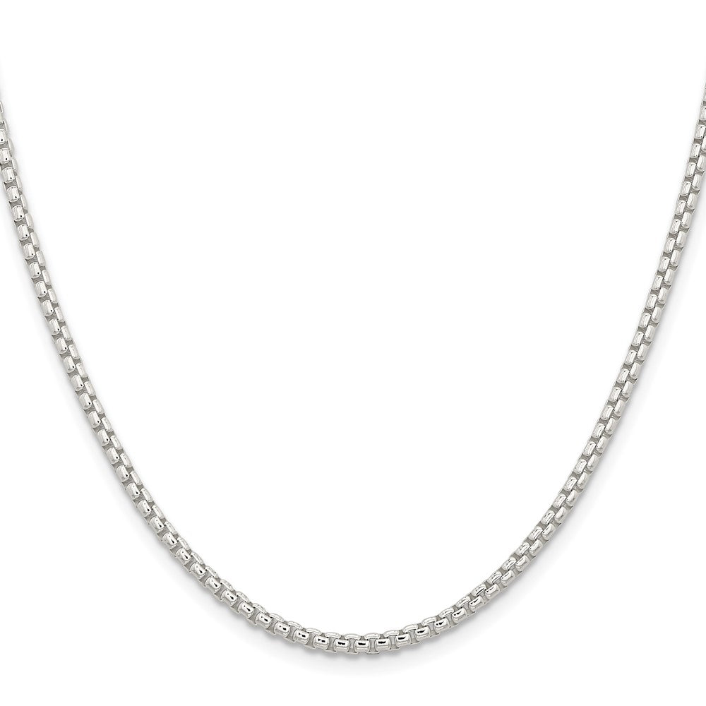 Buy Stylish 2.6mm Round Box Chain in Sterling Silver | Affordable Luxury