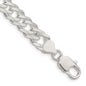 Exclusive 7.75mm Sterling Silver Double Curb Chain - Stylish & Affordable!-2