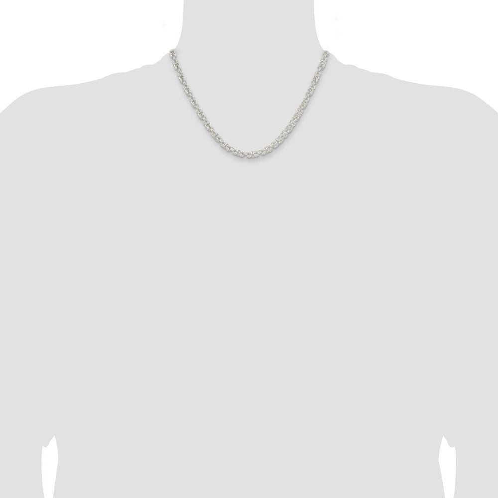 Buy Stylish 4.75mm Sterling Silver Byzantine Chain | High-Quality Design