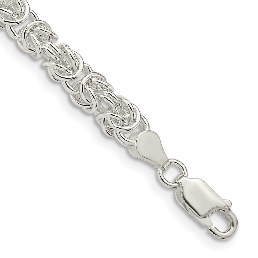 Buy Stylish Sterling Silver 4.75mm Byzantine Chain - High-Quality Jewelry Value