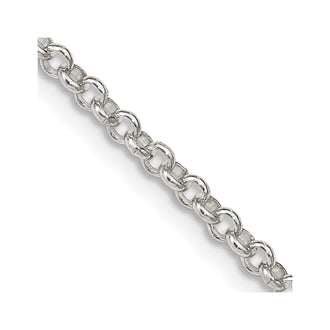 High-Quality 2.8mm Sterling Silver Rolo Chain | Stylish & Affordable Price!