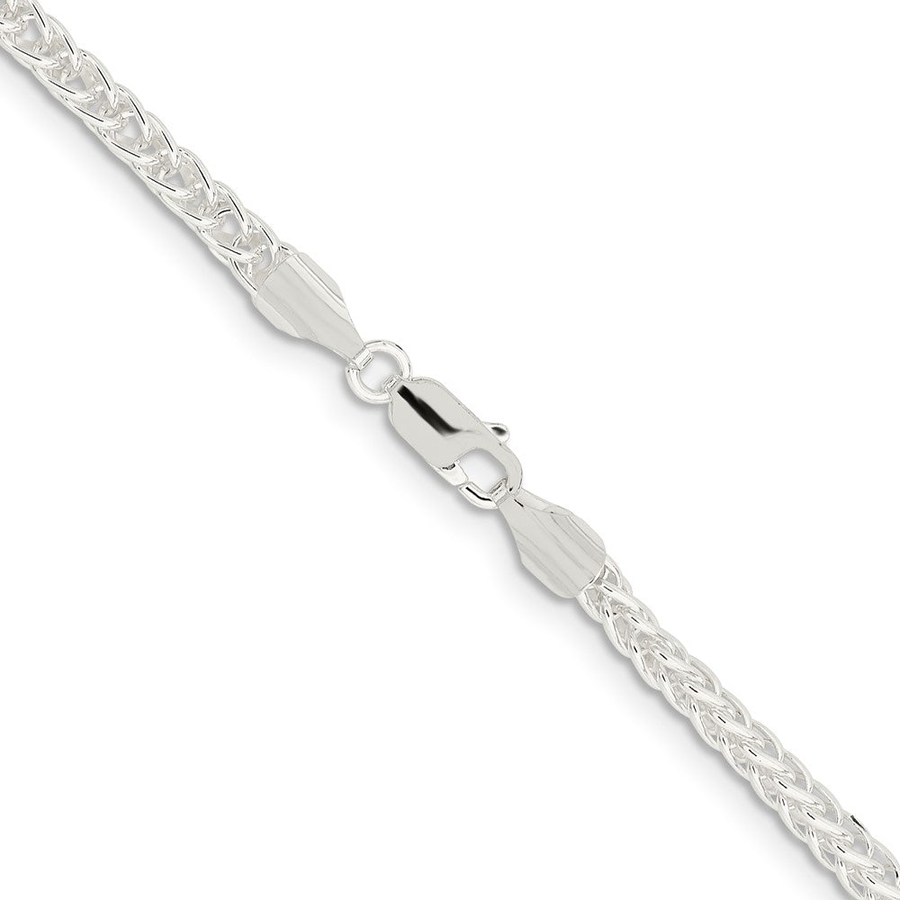 Buy Stylish 3mm Square Spiga Chain in High-Quality Sterling Silver