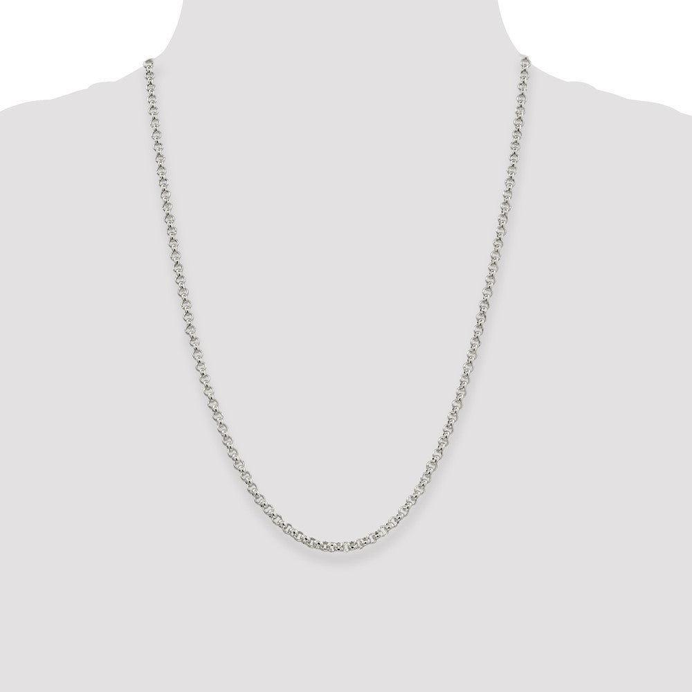 Buy Stylish 3mm Square Spiga Chain in Sterling Silver - Affordable Luxury!
