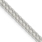 Buy Stylish 3mm Square Spiga Chain in Sterling Silver - Affordable Luxury!-3