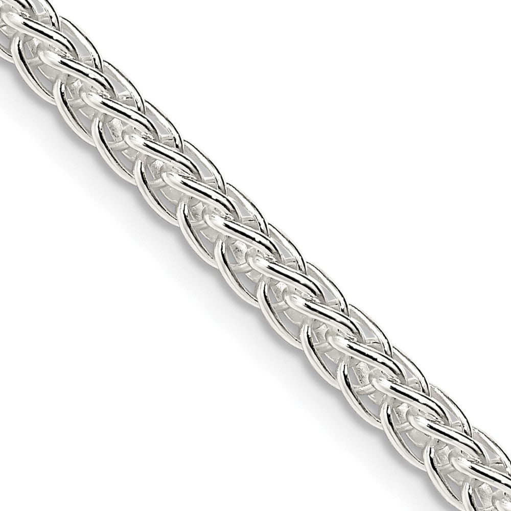 Buy Stylish 3mm Square Spiga Chain in High-Quality Sterling Silver