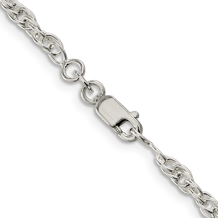 High-Quality 2.75mm Sterling Silver Loose Rope Chain - Stylish Value Deal!-3