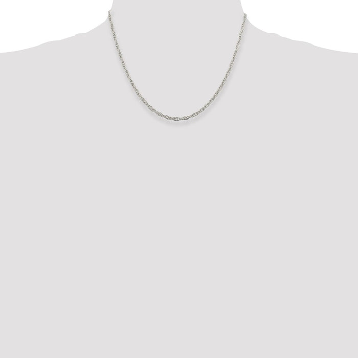 Exclusive 2.75mm Sterling Silver Loose Twist Rope Chain - Stylish Value!-4