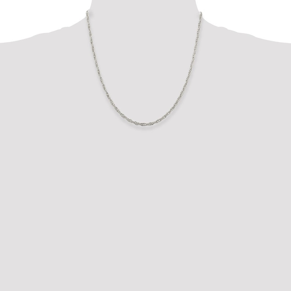 Buy Stylish 2.75mm Sterling Silver Rope Chain Necklace - Affordable Luxury!