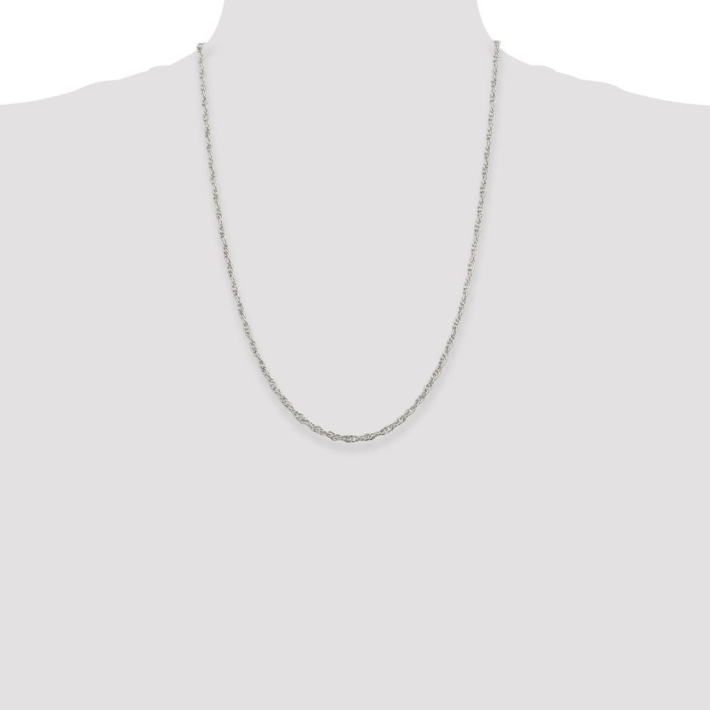 Buy 2.75mm Sterling Silver Loose Rope Chain | Stylish, High-Quality Value!