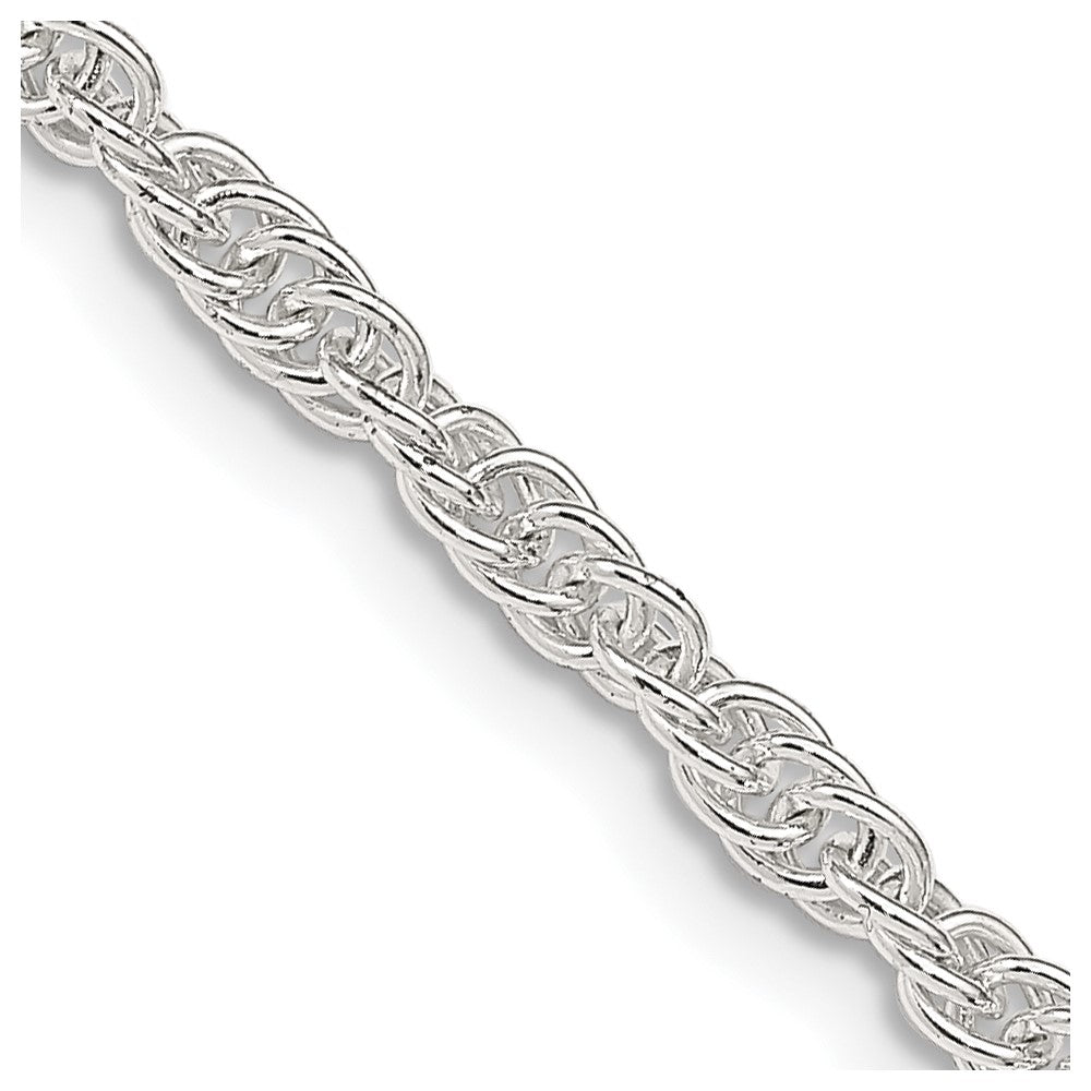 High-Quality 2.75mm Sterling Silver Loose Rope Chain - Stylish Value Deal!
