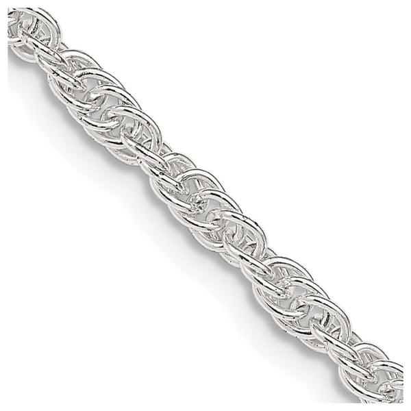 2.75mm Sterling Silver Loose Rope Chain