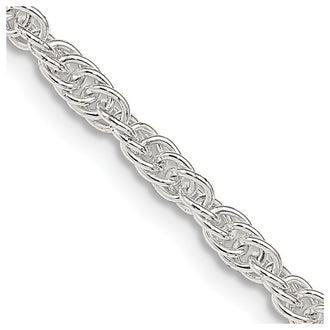 Buy Stylish 2.75mm Sterling Silver Rope Chain Necklace - Affordable Luxury!